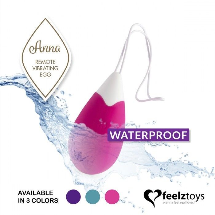 Виброяйцо FeelzToys Anna, розовый FLZ-E27873 - FeelzToys - Вибрирующие яйца - Купить