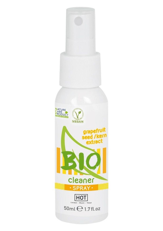 Спрей Hot Bio Cleaner для очистки секс-игрушек, 50 мл 44190 - HOT - Средства по уходу за игрушками - Купить