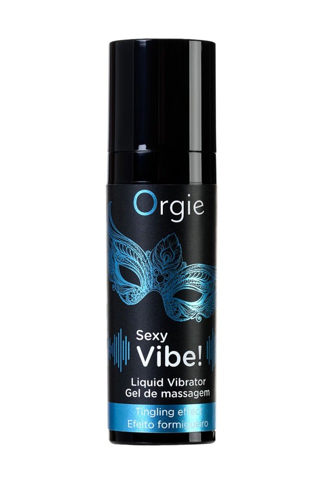 Жидкий вибратор для массажа с усиленным эффектом Orgie Sexy Vibe High Voltage, 15 мл 0T-00015063 - Orgie - Жидкий вибратор - Купить