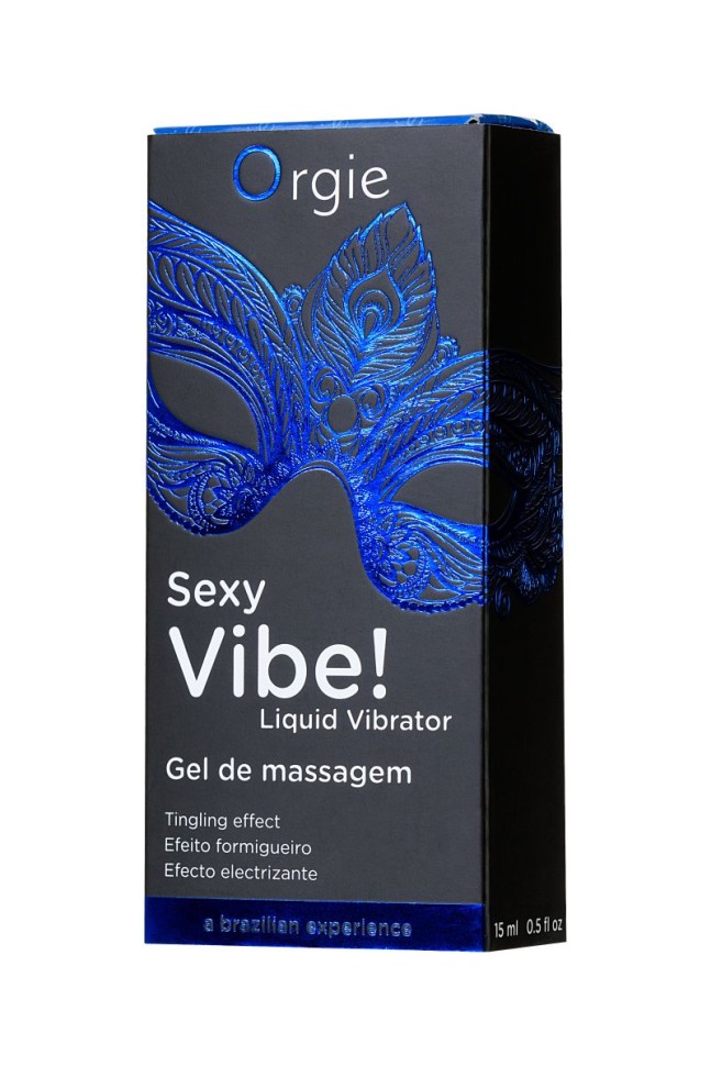 Жидкий вибратор для массажа с усиленным эффектом Orgie Sexy Vibe High Voltage, 15 мл 0T-00015063 - Orgie - Жидкий вибратор - Купить