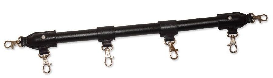 Распорка «Чёрная мамба» купить со скидкой в секс шопе  Фетиш и BDSM  Наручники, фиксаторы, кандалы