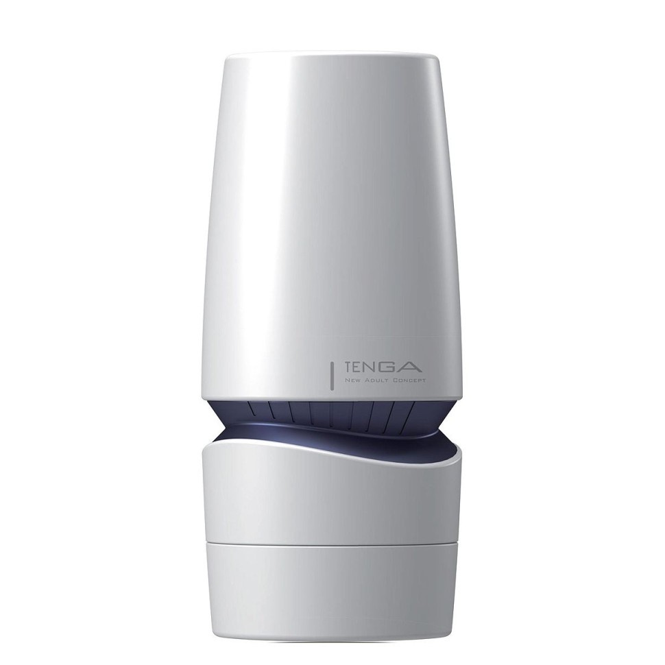 Мастурбатор с регулировкой давления Tenga Aero Silver Ring, белый 05391120000 - Tenga - Не анатомические мастурбаторы - Купить