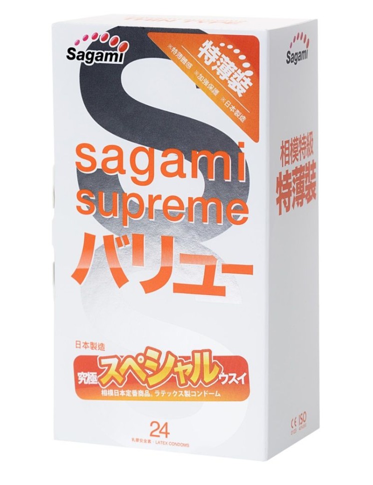 Ультратонкие латексные презервативы Sagami Xtreme Superthin, 36шт 1002030 - Sagami - Ультратонкие презервативы - Купить