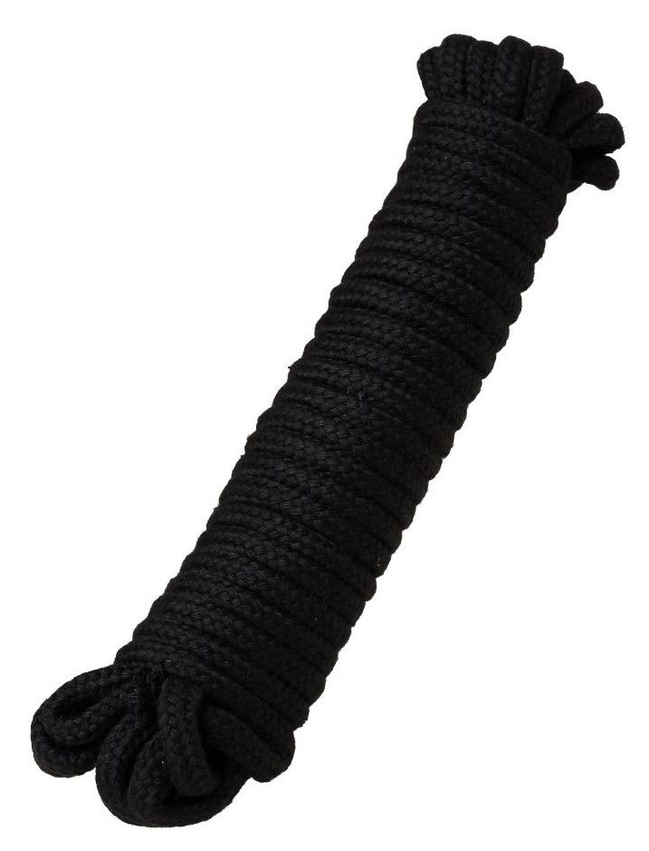 Веревка для фиксации Pipedream Deluxe Silky Rope, черная, 9,75 м 3865-23 PD - PipeDream - Веревки и ленты - Купить