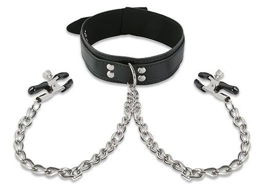 Ошейник с поводком 