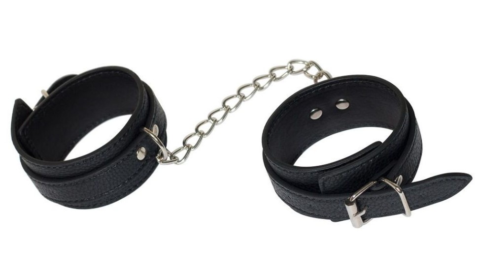 Ошейник с наручниками Lola Toys Bondage Collection Plus Size, черный 1058-02Lola - Lola Toys - Наручники - Купить