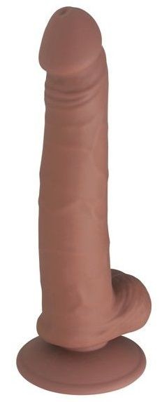 Коричневый фаллоимитатор SEDUCER Perfect Peter - 20 см.
