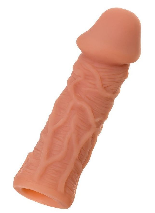 Насадка фаллического вида с венками Extreme Sleeve 005 L-size - 16,4 см.
